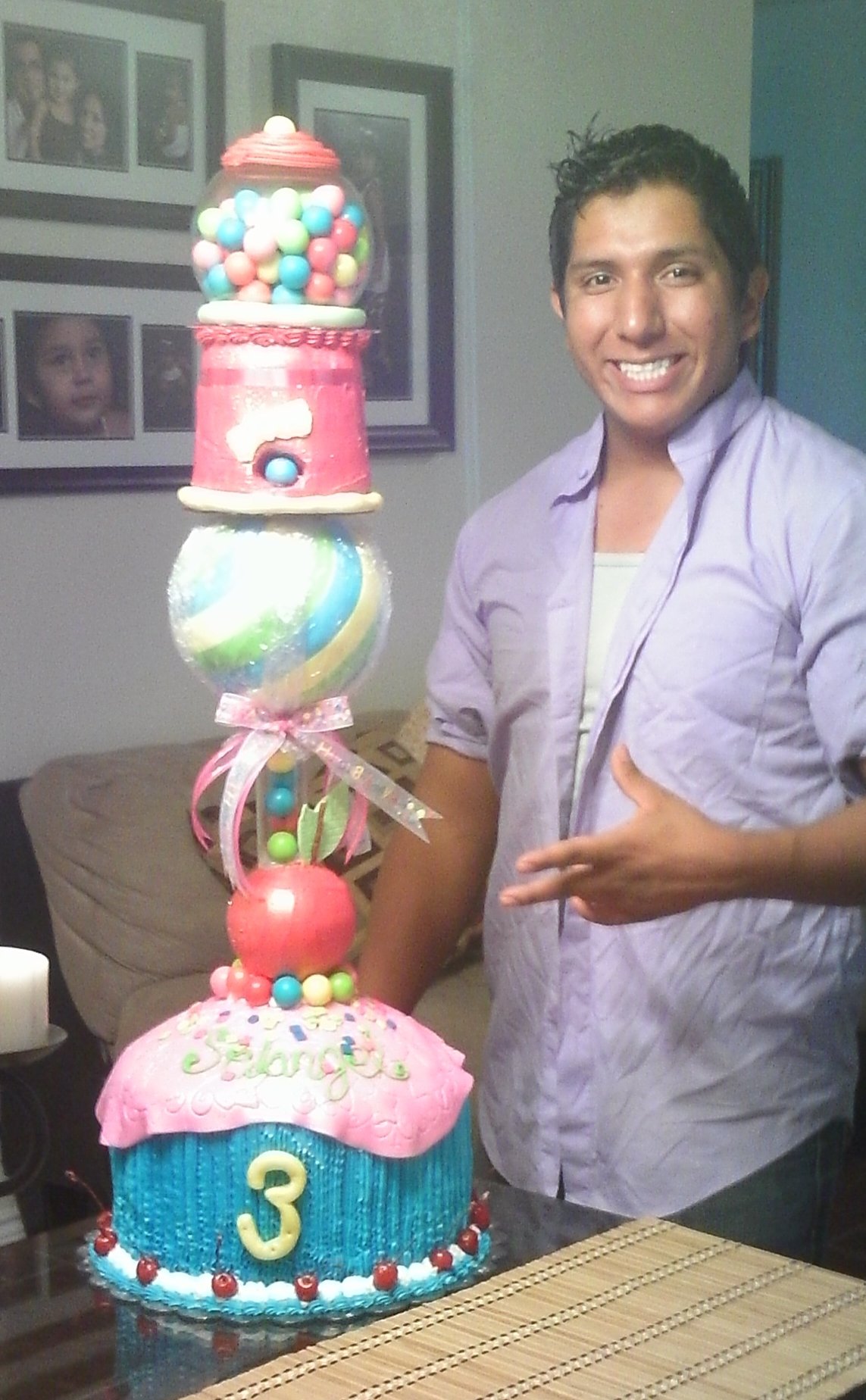 3d birthday cake